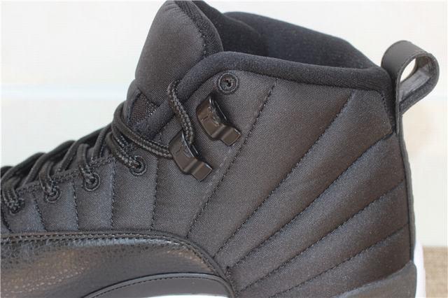 Authentic Air Jordan 12 “Black Nylon” Waterproof From PK